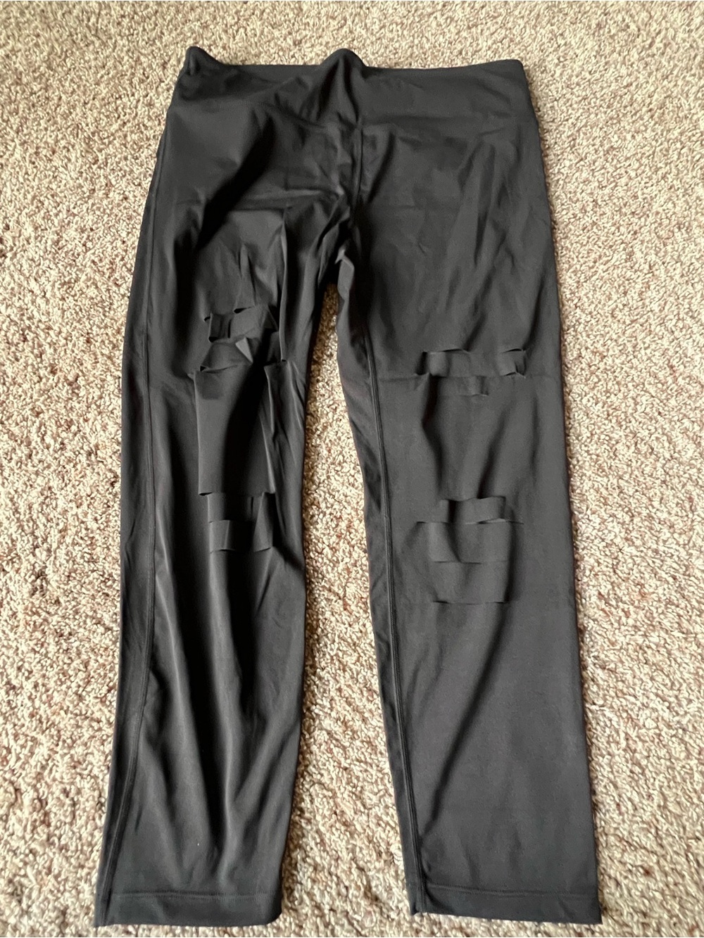Zyia Black Cutout Leggings